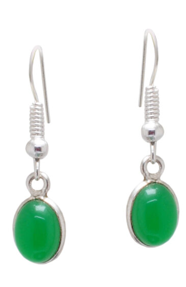 Gehna Jaipur Green Onyx Color Stone Studded Earrings For Girls & Women GE01-1581