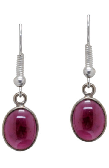 Gehna Jaipur Natural Red Garnet Gemstone Studded Earrings For Girls & Women GE01-1586