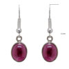 Gehna Jaipur Natural Red Garnet Gemstone Studded Earrings For Girls & Women GE01-1586 - Image 3