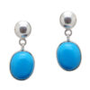 Gehna Jaipur Turquoise Color Stone Studded Earrings For Girls & Women GE01-1597