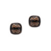 Gehna Jaipur Natural Smoky Quartz Gemstone Studded Earrings For Girls & Women GE01-1599