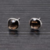 Gehna Jaipur Natural Smoky Quartz Gemstone Studded Earrings For Girls & Women GE01-1599 - Image 8
