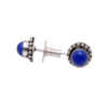 Gehna Jaipur Lapis Lazuli Gemstone Studded Studs For Girls & Women GE01-1609 - Image 4