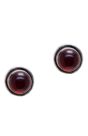 Gehna Jaipur Red Garnet Color Stone Studs For Girls & Women GE01-1610