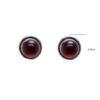 Gehna Jaipur Red Garnet Color Stone Studs For Girls & Women GE01-1610 - Image 3