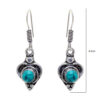 Gehna Jaipur Turquoise Color Stone Studded Earrings For Girls & Women GE01-1616 - Image 3