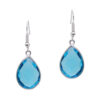 Gehna Jaipur Swiss Blue Topaz Color Stone Studded Earrings For Girls & Women GE01-1617