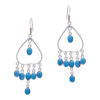 Gehna Jaipur Turquoise Color Stone Studded Earrings For Girls & Women GE01-1619
