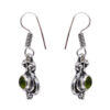 Gehna Jaipur Peridot Color Stone Studded Earrings For Girls & Women GE01-1620 - Image 4
