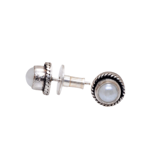 Gehna Jaipur Pearl Studded Earrings For Girls & Women GE01-1623 - Image 4