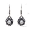 Gehna Jaipur Pearl Studded Oxidized Earrings For Girls & Women GE01-1624 - Image 3
