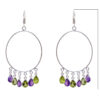 Gehna Jaipur Amethyst, Peridot Natural Gemstone Studded Earrings For Girls & Women GE01-1626 - Image 3