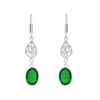 Gehna Jaipur Green Onyx Color Stone Studded Dangle Earrings  For Girls & Women GE01-1630 - Image 4