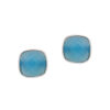 Gehna Jaipur Blue Chalcedony Color Stone Studded Cushion Shaped Earrings  For Girls & Women GE01-1647