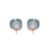 Gehna Jaipur Blue Chalcedony Color Stone Studded Cushion Shaped Earrings  For Girls & Women GE01-1647 - Image 4