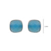 Gehna Jaipur Blue Chalcedony Color Stone Studded Cushion Shaped Earrings  For Girls & Women GE01-1647 - Image 3