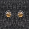 Gehna Jaipur Yellow Citrine Color Stone Studded Round Shaped Earrings  For Girls & Women GE01-1649 - Image 7