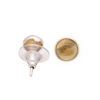 Gehna Jaipur Yellow Citrine Color Stone Studded Round Shaped Earrings  For Girls & Women GE01-1649 - Image 5