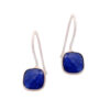 Gehna Jaipur Blue Sapphire Color stone Studded Cushion Shaped Earrings  For Girls & Women GE01-1654