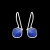 Gehna Jaipur Blue Sapphire Color stone Studded Cushion Shaped Earrings  For Girls & Women GE01-1654 - Image 4