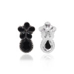 Gehna Jaipur Black Onyx Color Stone Studded Earrings  For Girls & Women GE01-1671 - Image 4