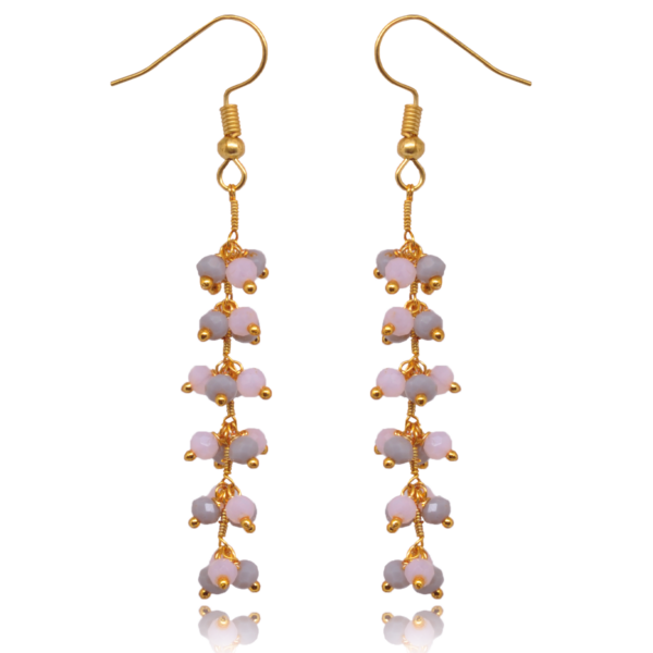 Gehna Jaipur Multicolor Zircon Beads Dangle Drop Style Earrings For Girls & Women CE-1133