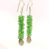 Gehna Jaipur Smoky Quartz & Peridot Gemstone Earrings Made In .925 Solid Silver For Girls & Women ES-1909 - Image 4