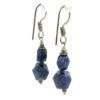 Gehna Jaipur Lapis Lazuli Gemstone Earrings Made In .925 Solid Silver For Girls & Women ES-1913 - Image 2