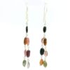 Gehna Jaipur Multicolor Tourmaline Gemstone Earrings Made In .925 Solid Silver For Girls & Women ES-1914 - Image 4