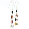 Gehna Jaipur Multicolor Tourmaline Gemstone Earrings Made In .925 Solid Silver For Girls & Women ES-1914 - Image 3