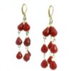 Gehna Jaipur Pearl & Ruby Gemstone Earrings Made In .925 Solid Silver For Girls & Women ES-1915 - Image 2