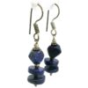Gehna Jaipur Lapis Lazuli Gemstone Earrings Made In .925 Solid Silver For Girls & Women ES-1917 - Image 4