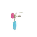 Gehna Jaipur Tourmaline & Aquamarine Gemstone Knotted Earrings In Silver For Girls & Women ES-1927 - Image 6