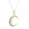 Gehna Jaipur Moonstone Round Shape Gemstone Studded 925 Sterling Silver Pendant For Girls & Women SP03-1122 - Image 4