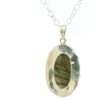 Gehna Jaipur Labradorite Oval Shape Gemstone Studded 925 Sterling Silver Pendant For Girls & Women SP03-1123 - Image 3