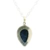 Gehna Jaipur Lapis Lazuli Pear Shape Gemstone Studded 925 Sterling Silver Pendant For Girls & Women SP03-1127 - Image 2