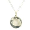 Gehna Jaipur Moonstone Round Shape Gemstone Studded 925 Sterling Silver Pendant For Girls & Women SP03-1128 - Image 2