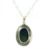 Gehna Jaipur Lapis Lazuli Oval Shape Gemstone Studded 925 Sterling Silver Pendant For Girls & Women SP03-1130 - Image 3