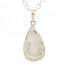 Gehna Jaipur Moonstone Pear Shape Gemstone Studded 925 Sterling Silver Pendant For Girls & Women SP03-1147 - Image 3