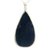 Gehna Jaipur Lapis Lazuli Pear Shape Gemstone Studded 925 Sterling Silver Pendant For Girls & Women SP03-1148 - Image 3