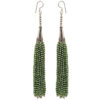 Gehna Jaipur Pearl & Peridot Color Zircon Beads Dangle Drop Style Earrings For Girls & Women CE-1158 - Image 5