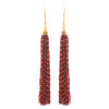 Gehna Jaipur Red Garnet Color Zircon Beads Dangle Drop Style Earrings For Girls & Women CE-1159
