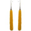 Gehna Jaipur Yellow Color Zircon Beads Dangle Drop Style Earrings For Girls & Women CE-1160