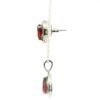 Gehna Jaipur Pink Tourmaline Color Stone Studded Pendant & Earring Set For Girls & Women FP-1187 - Image 2