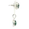 Gehna Jaipur Fine Quality Chrome Tourmaline Color Stone Round Studded Pendant Set For Girls & Women FP-1193 - Image 4