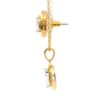 Gehna Jaipur Oval Shape Cubic Zirconia Studded Pendant & Earring Set For Girls & Women FP-1198 - Image 4