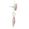 Gehna Jaipur C.Z & Pink Tourmaline Color Baguette Shape Stone Studded Pendant Set For Girls & Women FP-1218 - Image 3