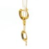 Gehna Jaipur Yellow Rhodium Plated Cubic Zirconia Studded Beautiful Pendant Set  For Girls & Women FP-1232 - Image 3