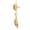 Gehna Jaipur C.Z & Blue Sapphire Color Oval Shape Stone Studded Pendant & Earring Set For Girls & Women FP-1235 - Image 3
