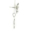 Gehna Jaipur Cubic Zirconia Baguette Studded Flower Shape Pendant & Earring Set  For Girls & Women FP-1240 - Image 3